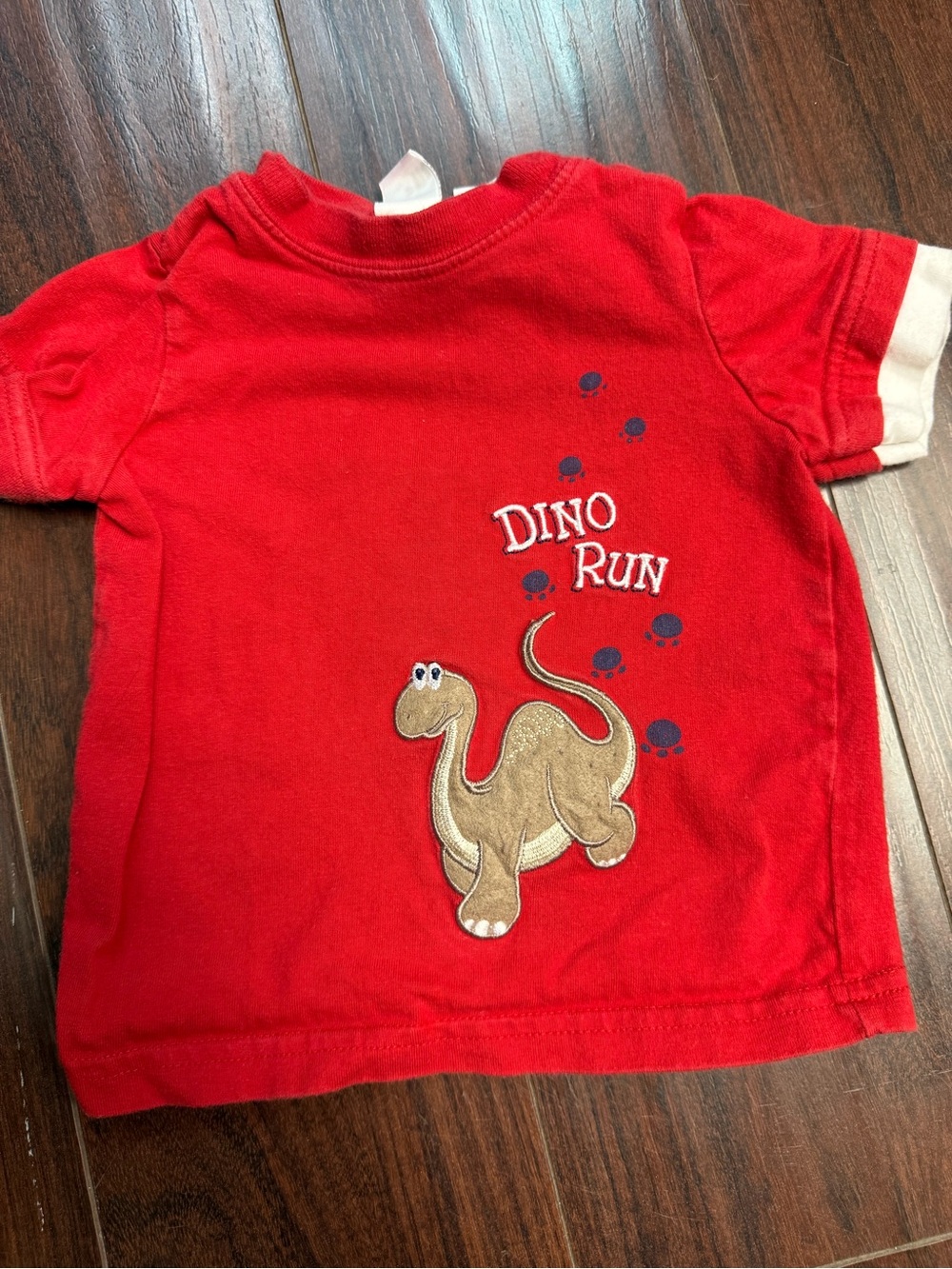 Vintage UR It Red 'Dino Run' Short Sleeve Kids Tee